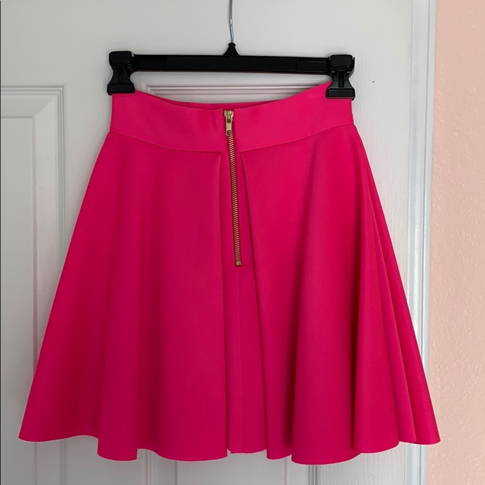 NWOT Hot Pink Mini Swing Skirt